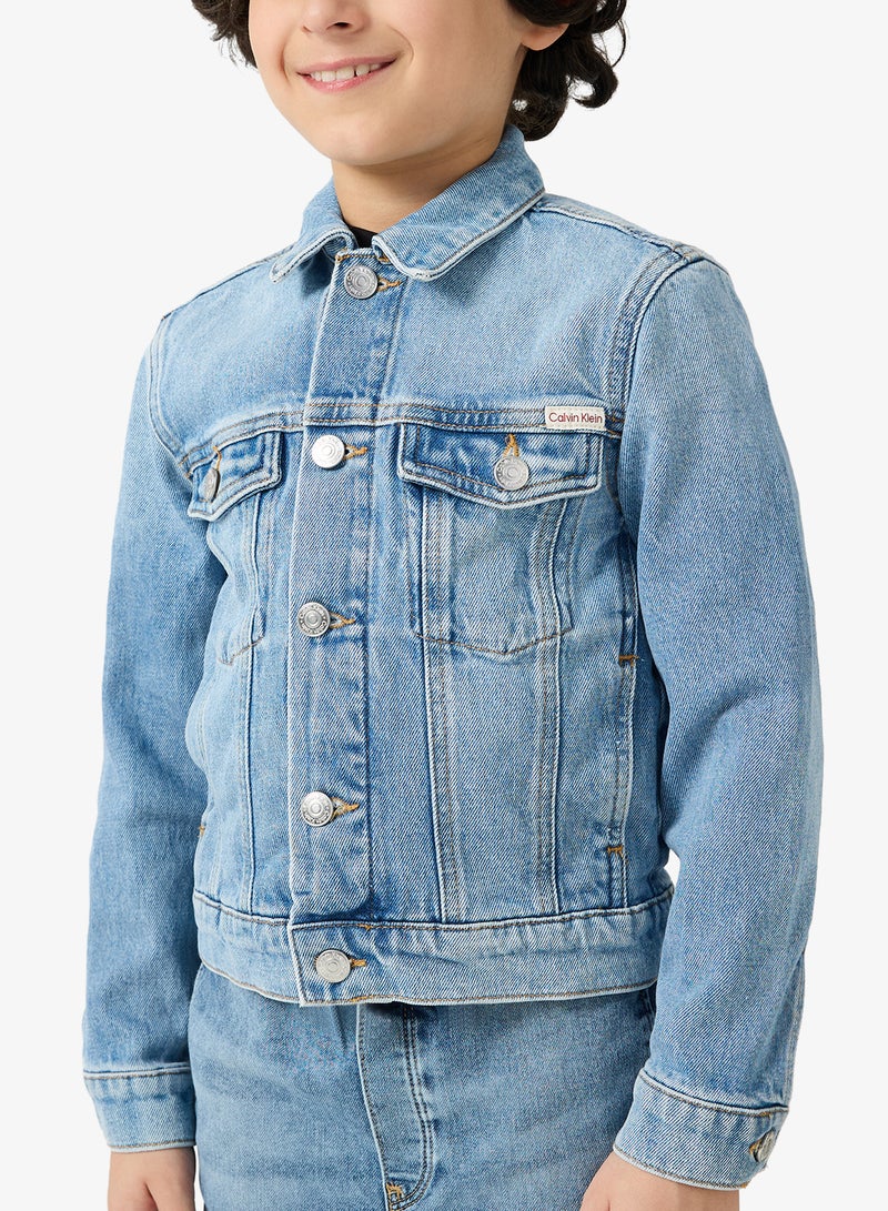 Calvin Klein Jeans Youth Denim Jacket - Image 3